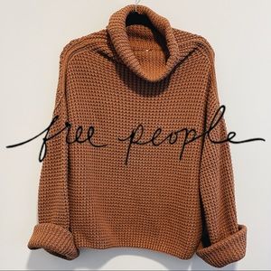 Free People Cowl Knot Sweater